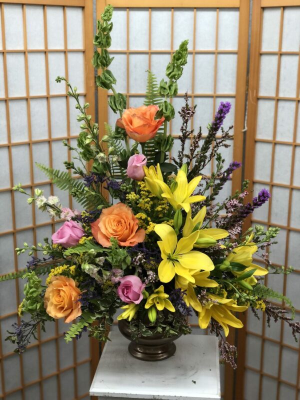 Orange and Yellow Center Piece
