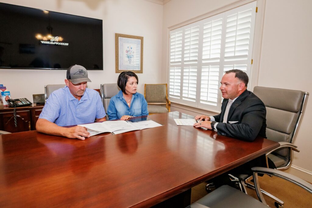 Funeral preplanning consultation at Wheeler and Woodlief in Rocky Mount NC