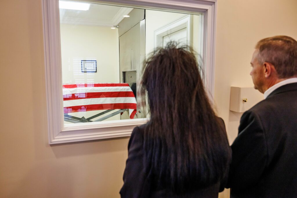 Veteran cremation service with military honors at Wheeler and Woodlief Rocky Mount NC